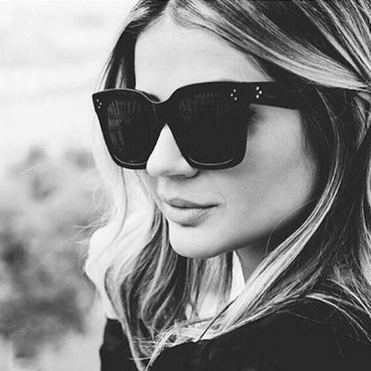 2026 Sunglasses Lady Flat Top Eyewear Lunette Femme Women Luxury Brand Sunglasses Women Rivet Sun Glasse UV400