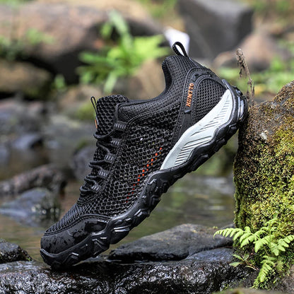 HUMTTO Hiking Shoes Men Breathable Outdoor Sports Climbing Shoes Hunting Shoes Women Trekking Sneakers Ankle Boots Tactical Shoe