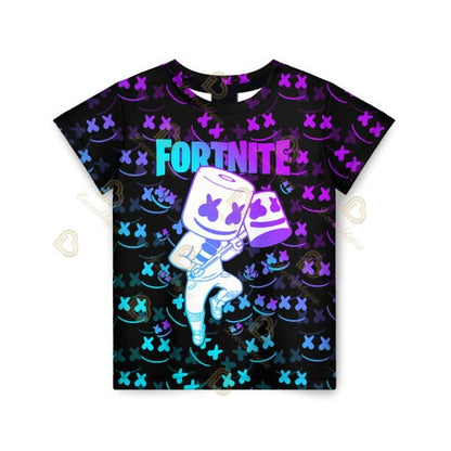 Summer Fashion Fortnite Mascot 3D Print Kids T-Shirt Casual T-shirt Boys Girls Unisex Children's Clothing T-shirt Tops
