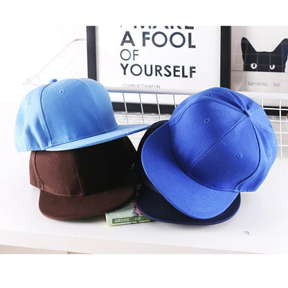 Solidna czapka hip-hopowa dla mężczyzn, czapka typu snapback, czapki baseballowe dla kobiet, czapki z regulowanym płaskim daszkiem, proste daszki, czapki dla chłopców i dziewcząt, taniec uliczny
