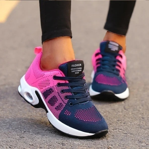 Løbesko til kvinder, åndbare fritidssko, lette udendørs sportssko, fritidssko til gåture, sneakers, Tenis Feminino-sko