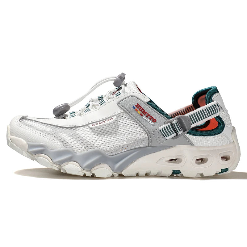 HUMTTO Zapatillas de río para hombre, calzado outdoor de trekking y vadeo, zapatos acuáticos de malla transpirable, secado rápido, tobillo para mujer, zapatillas acuáticas antideslizantes