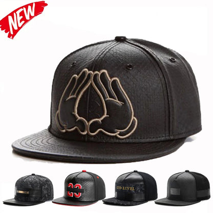 Usnjena bejzbolska kapica blagovne znamke Fashio za moške in ženske, HipHop Knight Snapback, Kpop, za odrasle, za prosti čas, oblikovalska Gorras Hombre