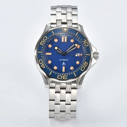 Parnsrpe 2026 New Miyota 8215 Automatic Dive Watch for Men Luxury Sport Green Dial Luminous Sapphire Crystal Date Waterproof Bus