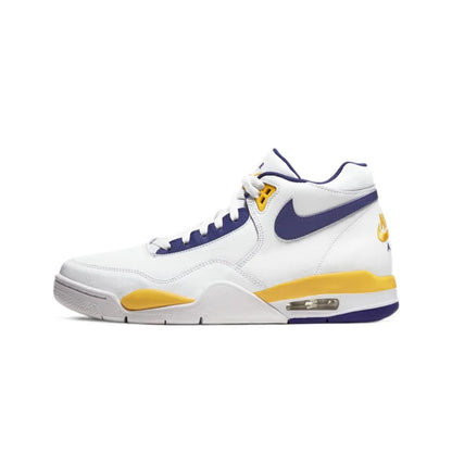 Buty do koszykówki Nike Flight Legacy Mid-Top w stylu retro o antypoślizgowej, wytrzymałej i amortyzowanej konstrukcji – model unisex BQ4212-103