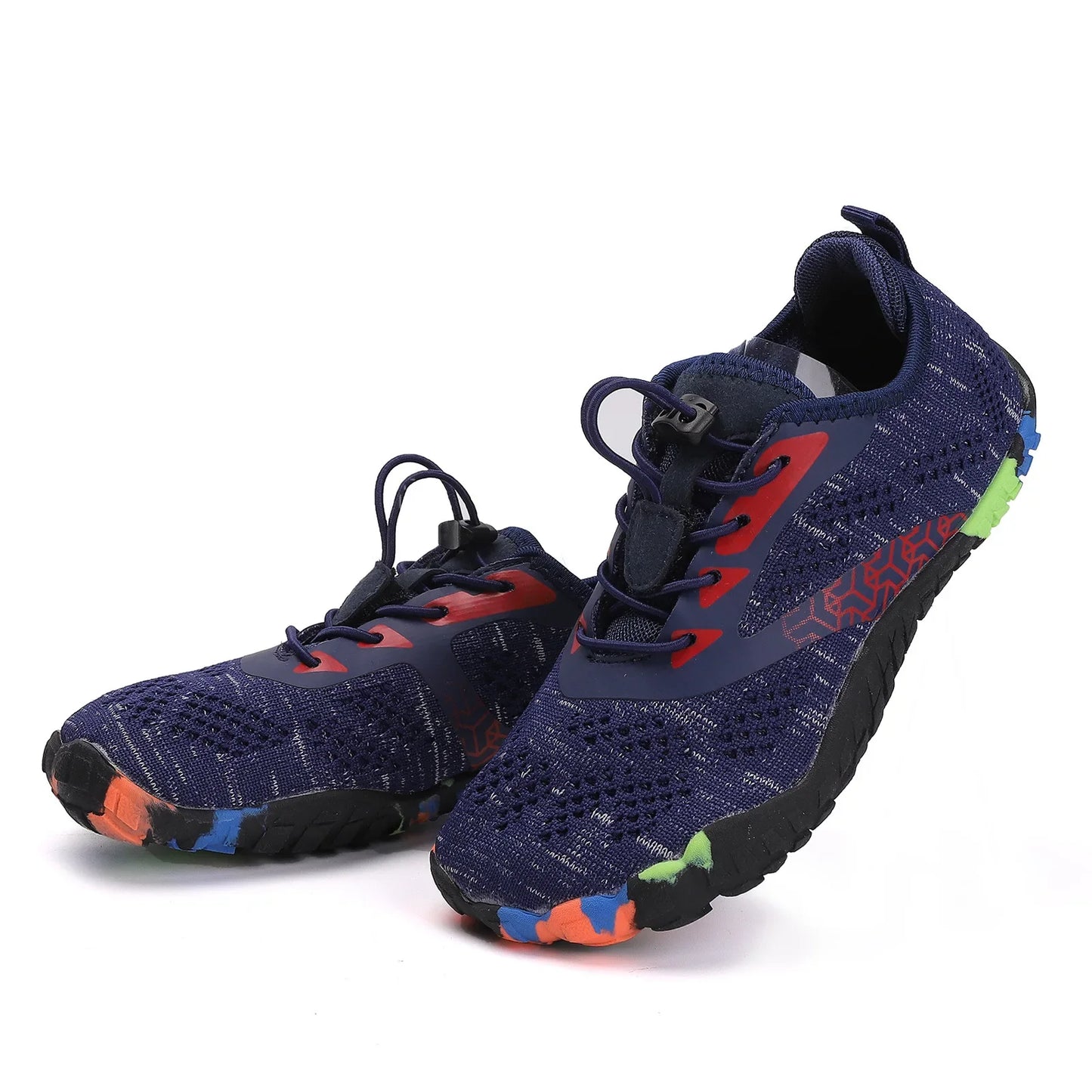New Children's Aqua Shoes Women Colorful Walking Sports Upstream Wading Sneakers Breathable Mesh Five Fingers Swimming Water Shoes