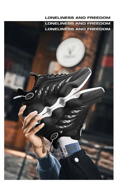 Herrskor Sneakers Herrskor för fritid Herrskor tennis Lyxskor Träningsskor Löpskor Andningsbara skor Modeloafers Löparskor för män