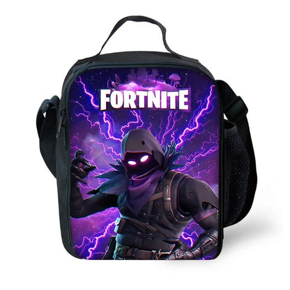 Beliebte Fortnite-Kinder-Isoliertasche mit großem Fassungsvermögen für Jungen und Mädchen, wiederverwendbare Thermo-Kühltasche für Schüler und Outdoor-Lunchbox