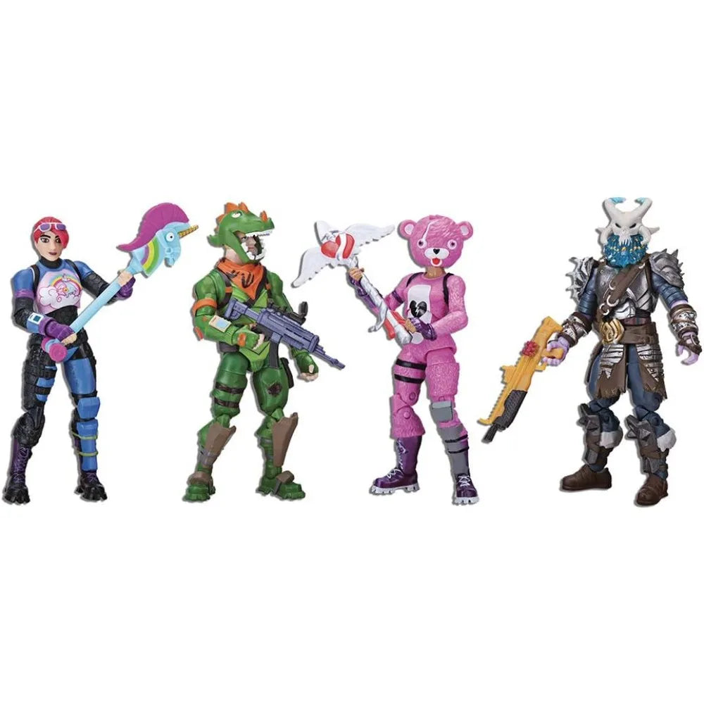 Conjunto de 8 Figuras Fortnite Anime em PVC — Bonecos Trooper Colecionáveis para Fãs, Crianças, Aniversário e Natal