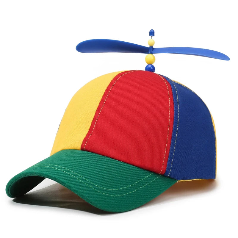 Modna czapka baseballowa z bambusa z motywem smoczej ważki, w stylu „color-block”, na wiosnę i jesień – czapka chroniąca przed słońcem na świeżym powietrzu
