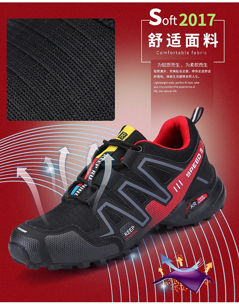 Men Hiking Boots Winter Mountain Safety Outdoor Breathable Wear Resistant Climbing Timberland Unisex Comfortable Male Sneaker