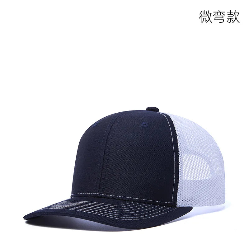 38 spalvų tinklinės „Trucker“ kepurės, lauko „Snapback“ kepurės, „Dad Hat“, hiphopo stiliaus kepurės vyrams ir moterims, reguliuojamos berniukų ir mergaičių beisbolo kepurės