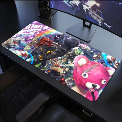 Mouse Pad Non-slip Game Lockedge Office Student Gaming Survival Thickened Large Writing F-FORTNITE Shooting Cushion MousePad