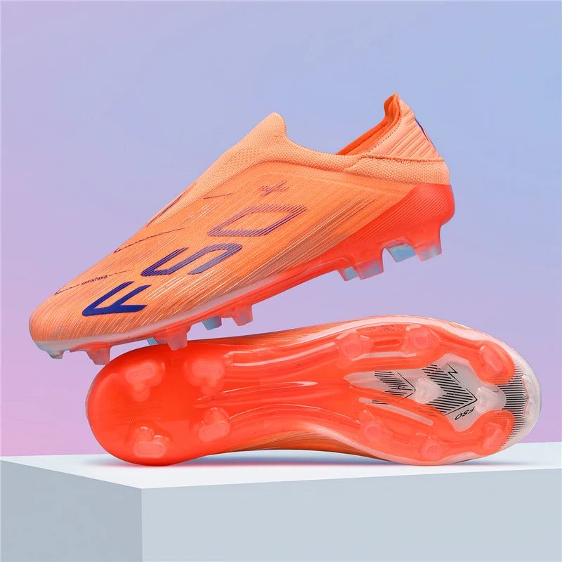 New Men's Football Boots Turf Comfortable Cleats Futsal Non Slip Soccer Shoes Sport Ultralight Fg Grass Indoor Adult Non-Slip