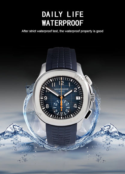 2026 High Quality Men's Watches Luxury Brand Japan VD53 Chronograph Sports Classic 5167 Quartz Watch Stainless Steel Waterproof