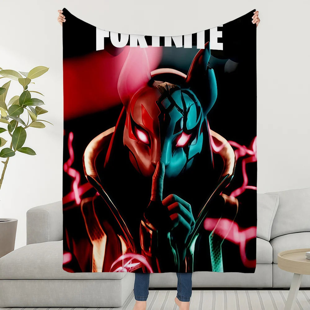 Blanket Throw Super Cozy Plush Living F-FORTNITES-ES Game Room Sofa Couch Childish Birthday Gifts