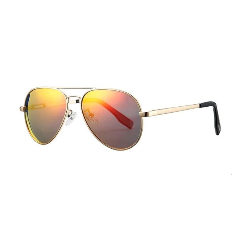 Kids Polarized Sunglasses Small Face Boy Girls Pilot Glasse