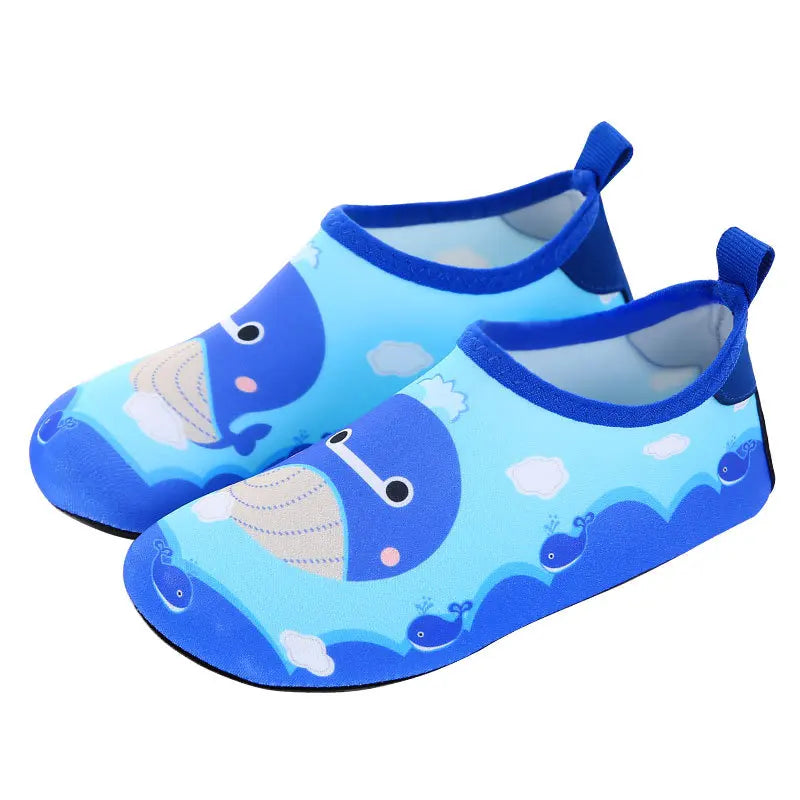 Sapatos aquáticos macios e dobráveis para rapaz e rapariga, para praia, verão, atividades ao ar livre, caminhar na água, natação, surf e mar, de secagem rápida
