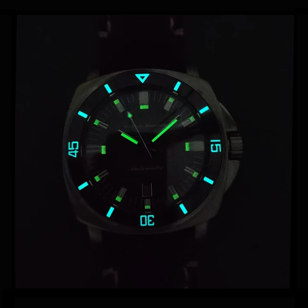 Vostok Amphibia Automatic Watches Men Mechanical NH35  Sapphire Steel Luxury Big Case Timepieces Clock Male Branded Hour Uhr