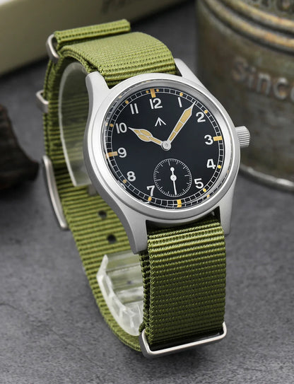 Militado D12 Quartz Watch Men VD78 Movement Domed Sapphire Crystal V2 Clear AR Coating Wristwatch 10Bar Water Resistance Watch