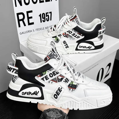 Sapatilhas de skate para homem, verão, em pele, casuais, moda, outdoor, corrida, desporto, caminhada, ténis, plataforma, designer, luxo
