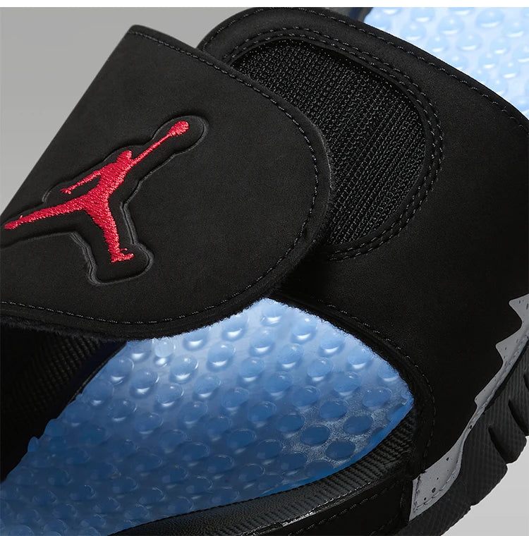 „Nike“ originalūs „JORDAN“ vyriški, kvėpuojantys, lengvi ir kasdieniai šlepetės su „Velcro“ užsegimu 555501-061