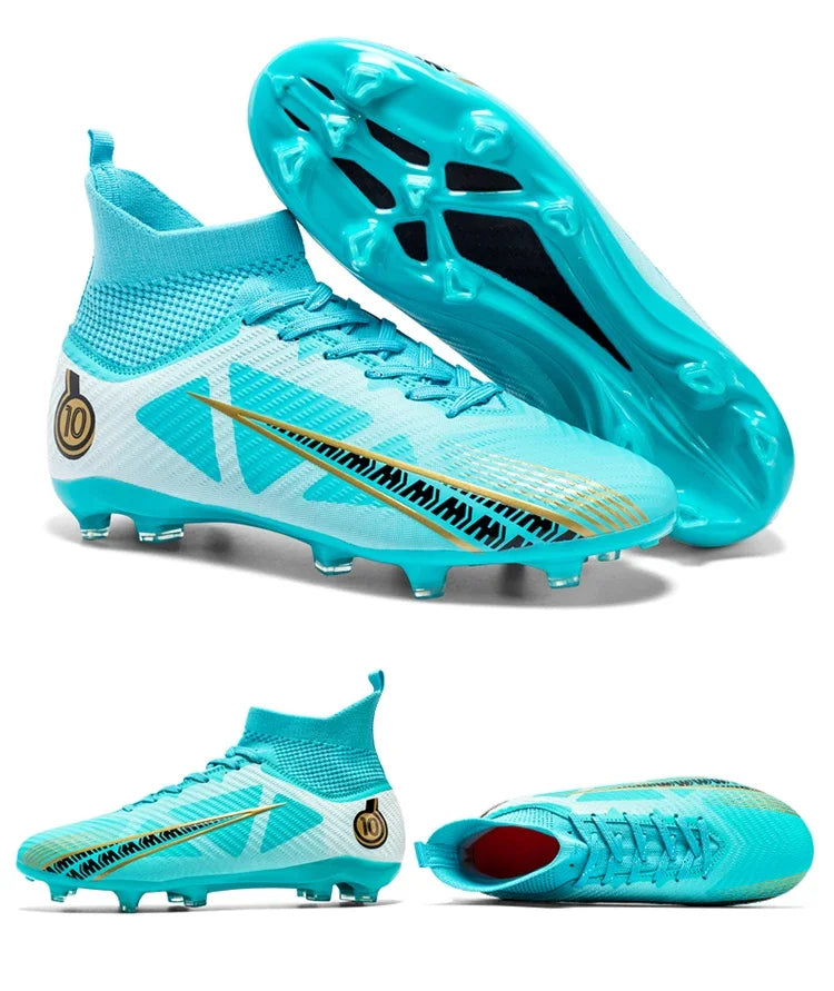 Chaussures de football pour hommes, chaussures de football professionnelles originales résistantes, ultralégères, de qualité supérieure, antidérapantes, rapides