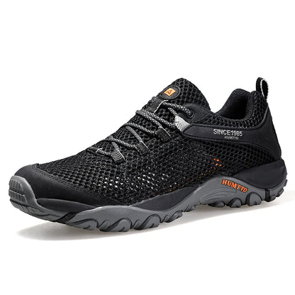 HUMTTO Hiking Shoes Men Breathable Outdoor Sports Climbing Shoes Hunting Shoes Women Trekking Sneakers Ankle Boots Tactical Shoe