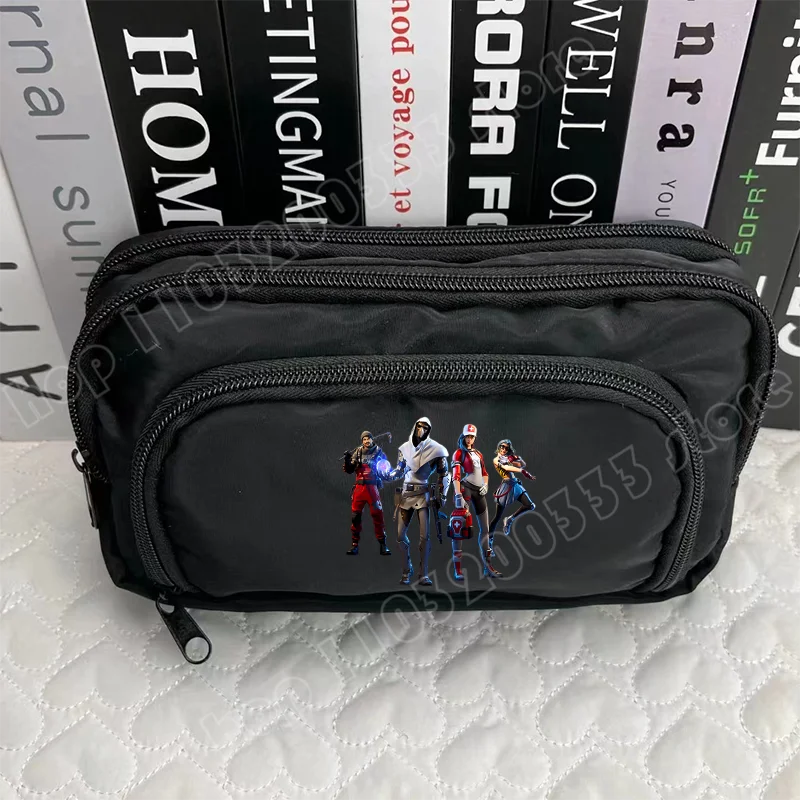 Astuccio portapenne Fortnite con motivo creativo del gioco, borsa contenitore Harajuku per ragazzi e ragazze, articoli per il ritorno a scuola, regali di compleanno e per feste