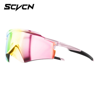 SCVCN Sunglasses for Men New Fashion Cycling Glasses UV400 Lenses Cycling Road Mountain Bike Glasses Women Casual Hiking 2026