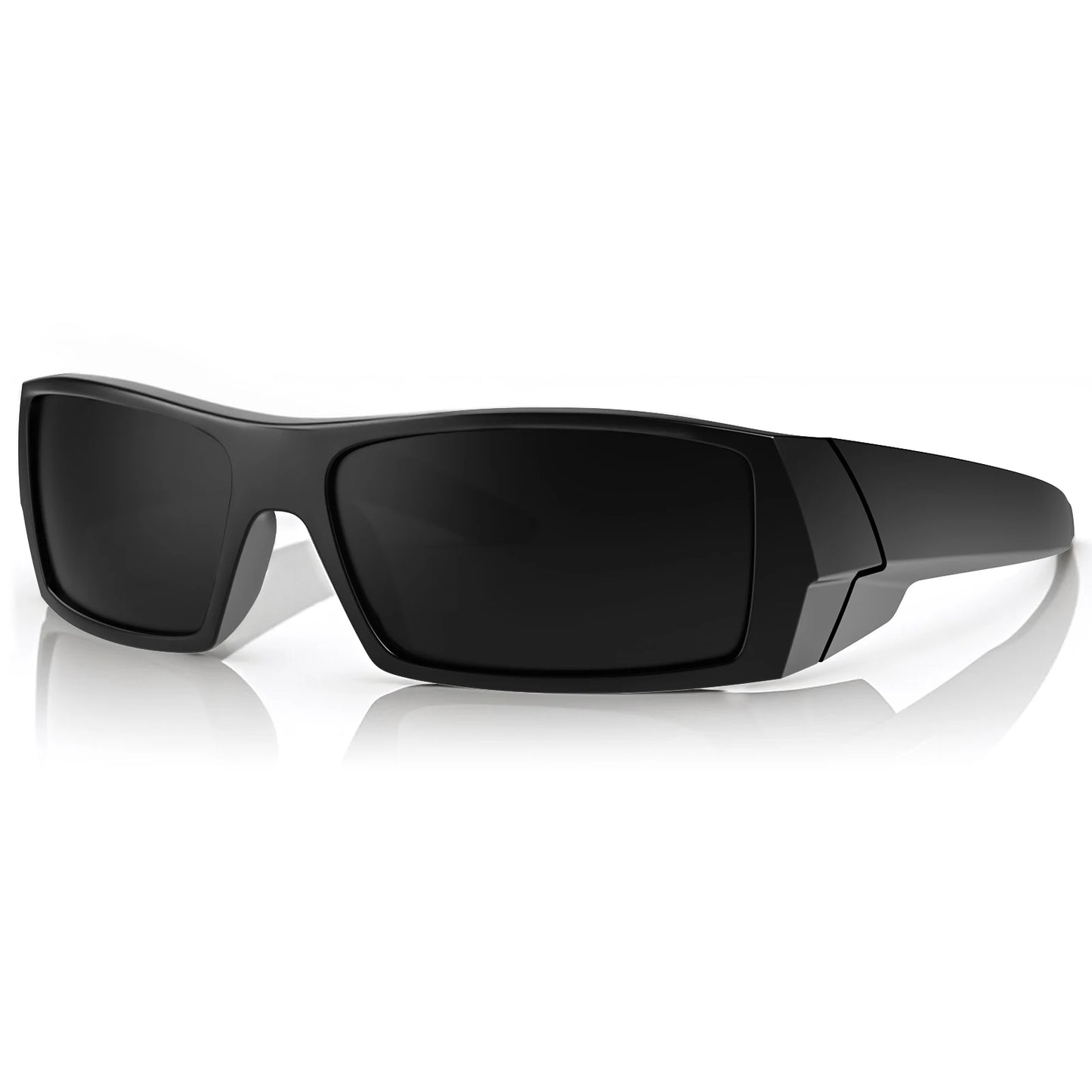 MAXJULI Z87 Polarized Sunglasses Men Wrap Around Sport Driving UV400 Retro Vintage Shield Safety Glasses 8231