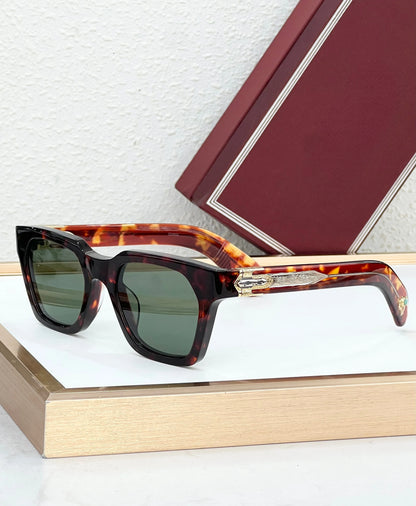 Sterett Luxury Sunglasses Acetate Frame Handmade Limited Edition Paddle Temples Premium Quality