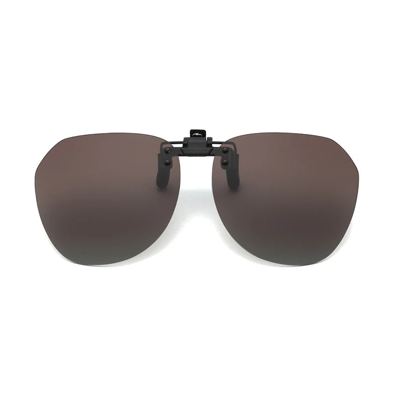 Men Fashion Clip On Polarized Sunglasses Lens Women Driver Flash Mirror Lens Sun Clips Glasses Cover Night Vision Eyewear UV400