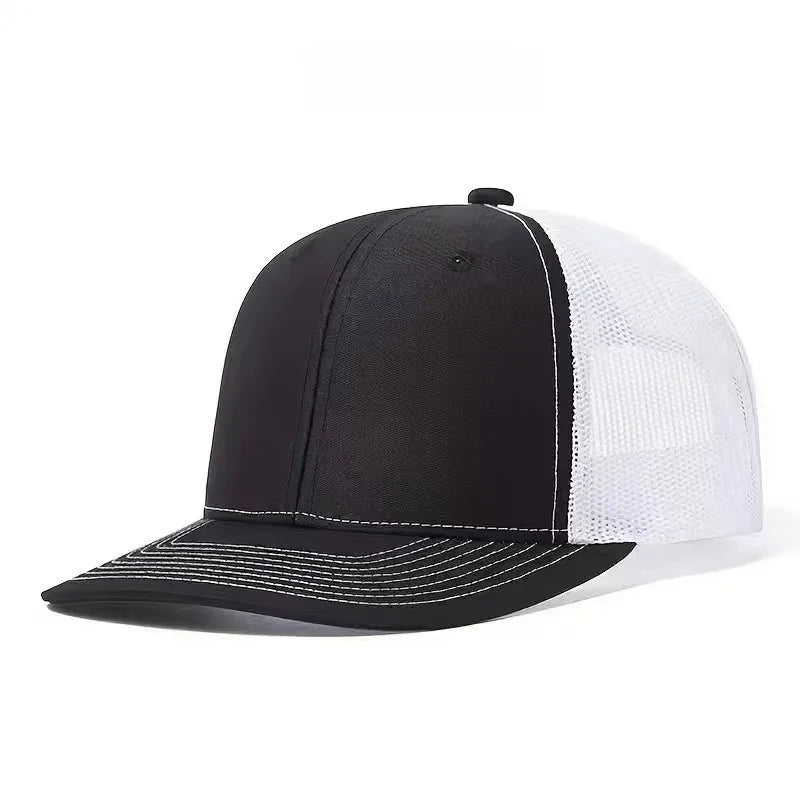Richardson 112 Unisex Mesh Trucker Cap Breathable Sun Hat with Slightly Curved Brim Baseball Cap for All