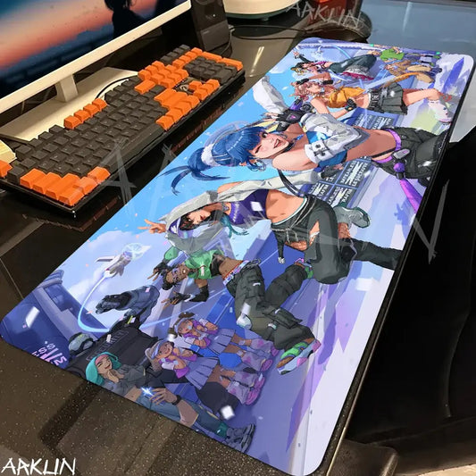 Fashion Large FPS 900x400 Anime-Gaming-Girl Overwatch Laptop-Büro-Gummi-Schreibtischmatte, weiches Gaming-Mauspad XXL