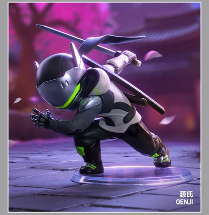 POP MART Overwatch Play of The Game Series Blind Box originale, Mystery Box a sorpresa, graziose action figure anime, ornamenti e statuette