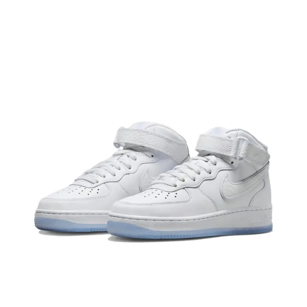 Nike Air Force 1 Stylish and Versatile Unisex Mid-Top Skate Shoes Slip-Resistant and Durable Casual Shoes FN4274-100