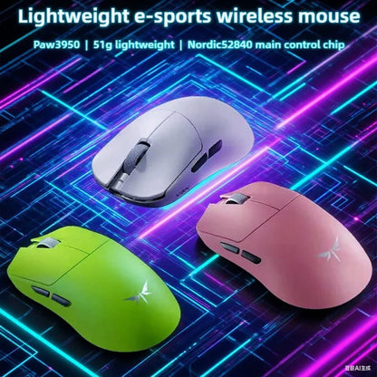VGN Dragonfly F2 ProMax/Ultra esport gamer egér 42000DPI 0.125ms CSGO-hoz, alacsony késleltetésű, vezetékes/vezeték nélküli, dupla 8K, 3 mód, PAW3395/3950