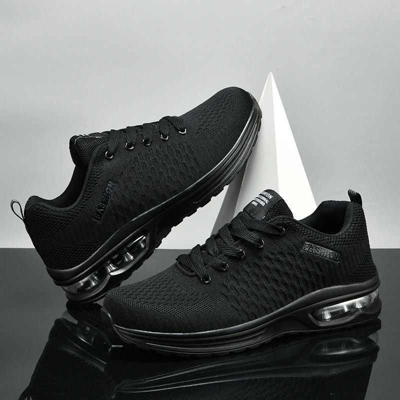 Male Sneakers 2025 New Sports Casual Fashion Breathable Men's Shoes  Light Running Sneakers Comfort Large Size Mens Running Shoe