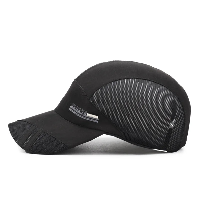 Unisex Outdoor Sports Quick-Dry Mesh Cap - Summer Sun Protection Baseball Cap