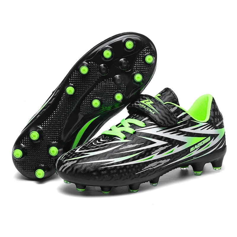 Nouvelles chaussures de football pour enfants, crampons antidérapants pour terrain de football, chaussures de football pour enfants, bottes de football d'intérieur, baskets professionnelles rapides, pointures 28-39.