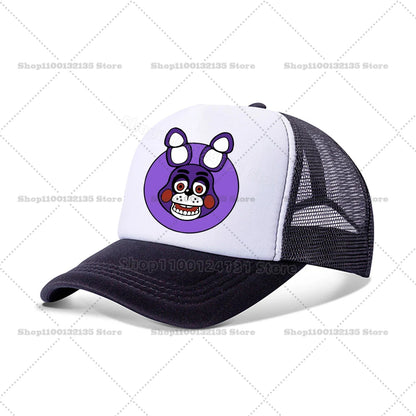 „Five Nights At Freddy’s“ beisbolo kepurė vaikams ir suaugusiems, FNAFS anime figūrėlė, kepurė su snapeliu, medvilninės vasarinės kepurės, mados aksesuarai, dovana