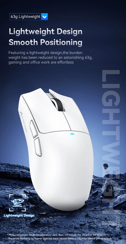 Attack Shark X11 Wireless Gaming Mouse with RGB Charging Dock, PAW3311 Sensor, 22000 DPI, Tri-Mode Bluetooth, 1000Hz Polling Rate Gaming Mouse