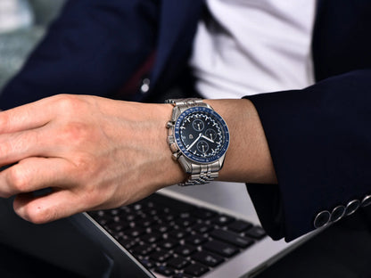 PAGANI DESIGN Top Luxury Men's Quartz Watch Business Elite VK67 Stainless Steel Sapphire Glass 100m Dive Calendar Luminous Watch
