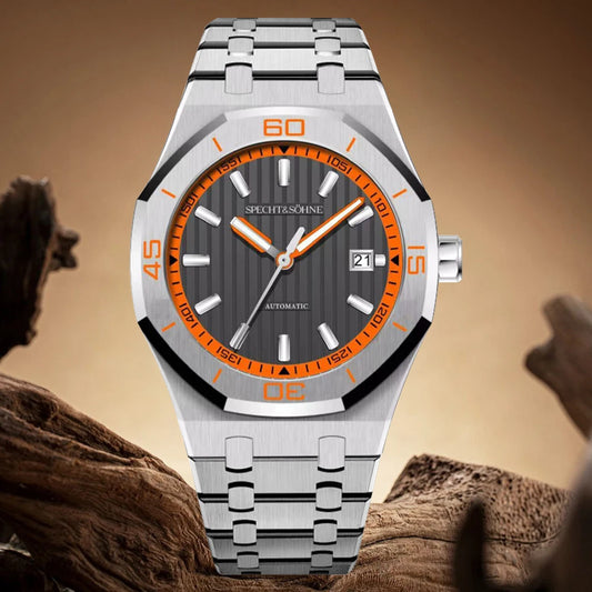 New Arrivals Specht & Söhne Dive Watch 40MM Miyota 8215 Automatic Mechanical Watches For Men Octagon Bezel Steel