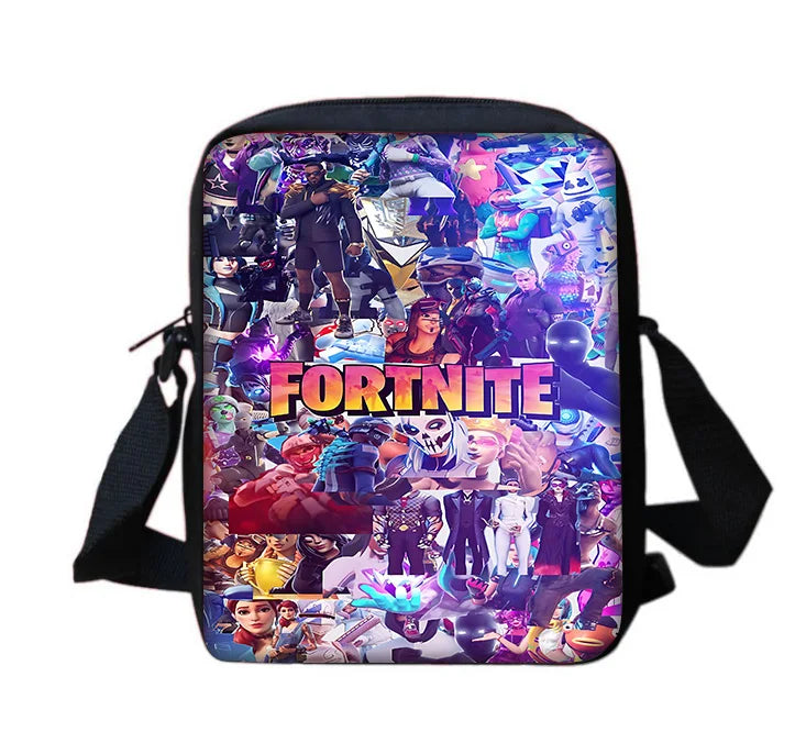 Child School Backpack with Shoulder Bag and Pencil Case School Bags for Hot Game Design Fortnite Boys and Girls Best Gift