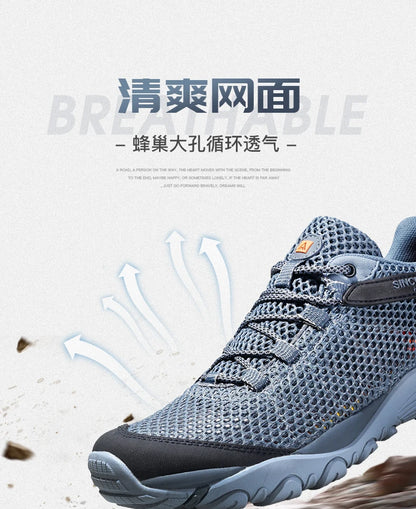 HUMTTO Hiking Shoes Men Breathable Outdoor Sports Climbing Shoes Hunting Shoes Women Trekking Sneakers Ankle Boots Tactical Shoe