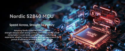 Rato Gaming Sem Fios Leve Attack Shark R6, Sensor PAW 3950Max para Computador com Nordic 52480, Polling 8KHz