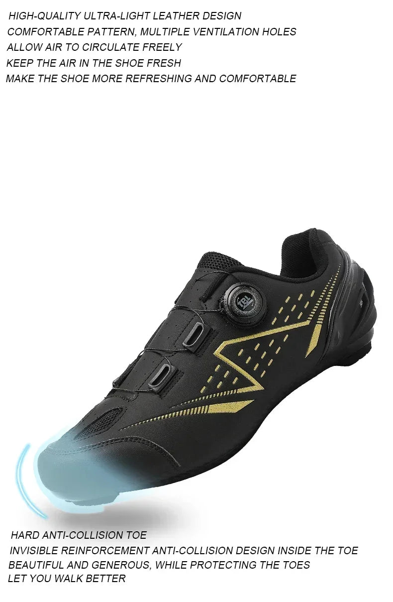 Professional Men's MTB Cycling Shoes White Racing Self-Locking 2024 Speed Road SPD Bicycle Sneakers New Women's Flats Cleats Shoes