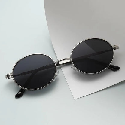 Oval Steampunk Sunglasses For Women Retro Sun Glasses Male Female Brand Designer Metal Frame Eyewear Lentes De Sol Mujer